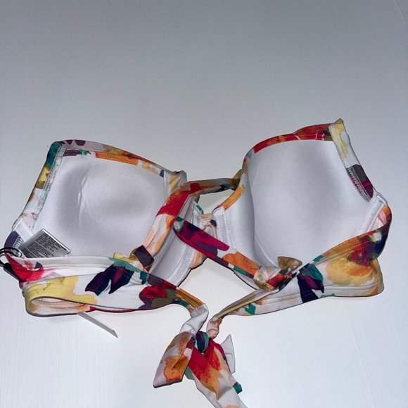 Calvin Klein Women's Bikini Top Convertible Neck Strap NWT Large Retail $78 - Picture 6 of 6